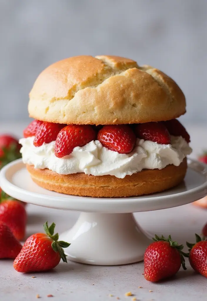 30 Birthday Cake Recipes That Deserve a Party - 7. Strawberry Shortcake