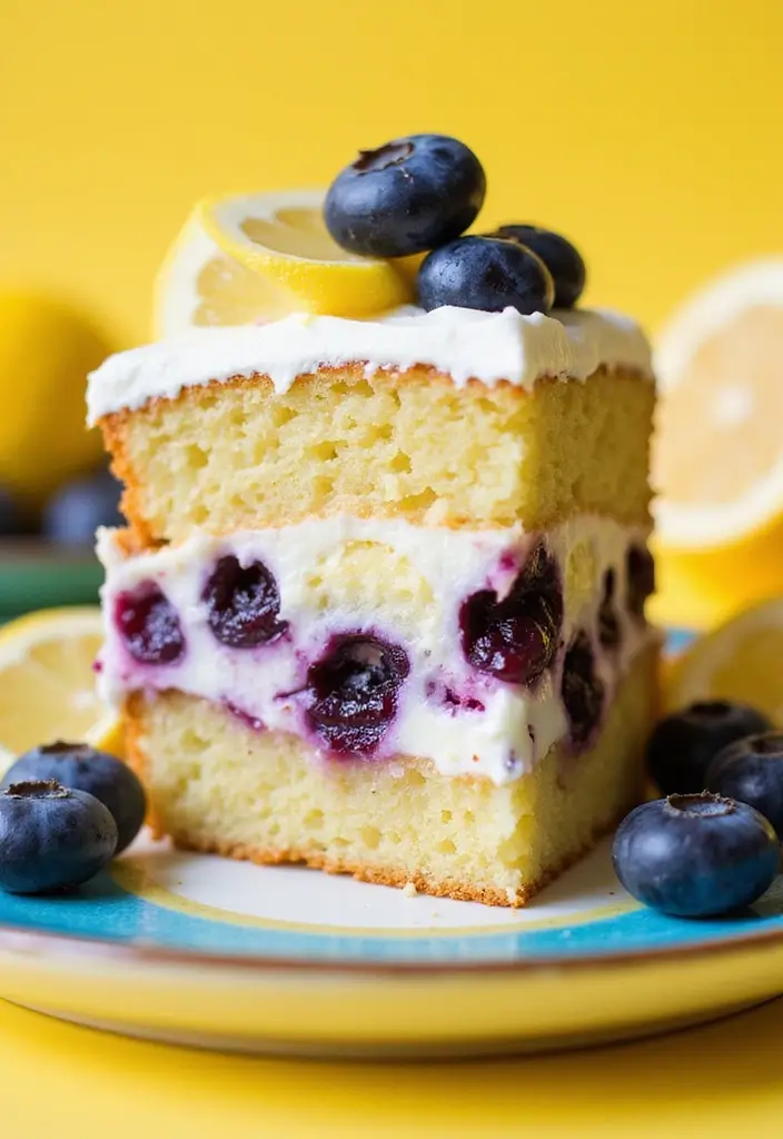 30+ Cake Recipes That Are Perfect for Every Occasion - 16. Blueberry Lemon Cake