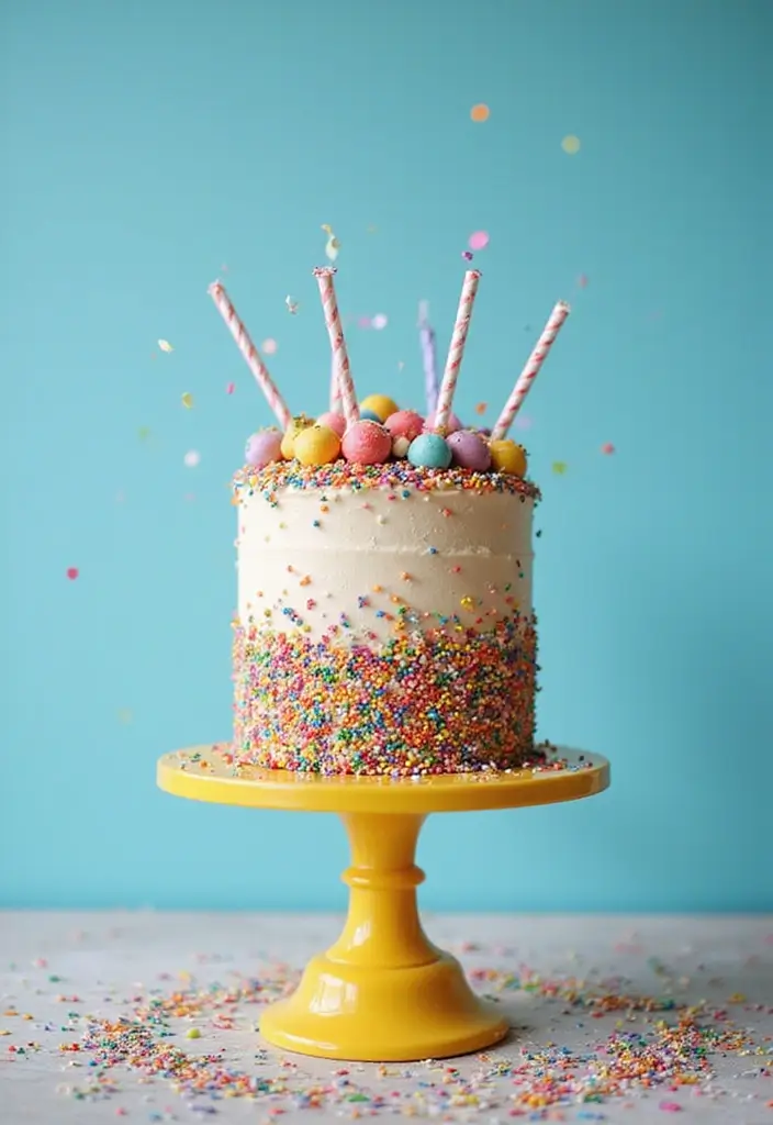 30+ Cake Recipes That Are Perfect for Every Occasion - 28. Funfetti Celebration Cake