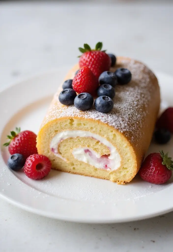 30 Cake Roll Recipes That Look Fancy but Are Easy to Make - 17. Vanilla Bean Cake Roll