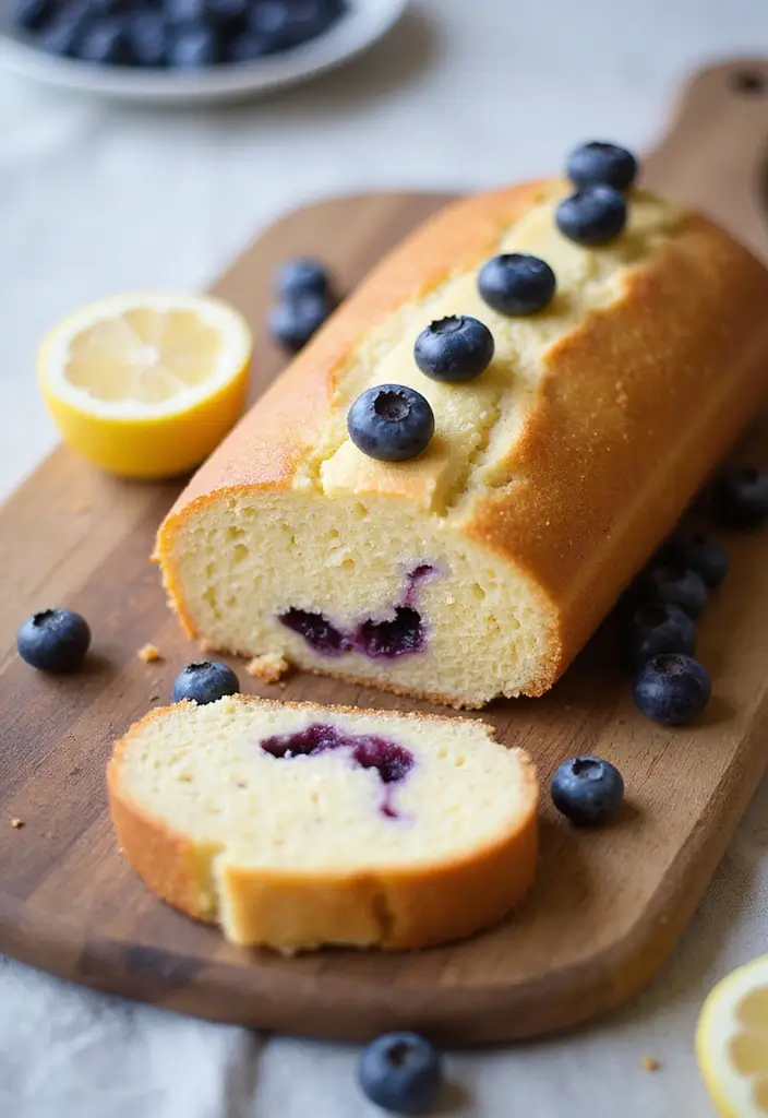 30 Cake Roll Recipes That Look Fancy but Are Easy to Make - 3. Lemon Blueberry Cake Roll