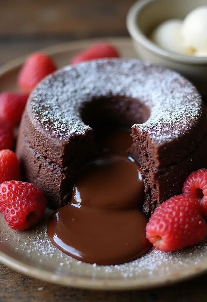 30 Chocolate Lava Cake Recipes That Ooze Perfection - 1. Classic Vegan Chocolate Lava Cake