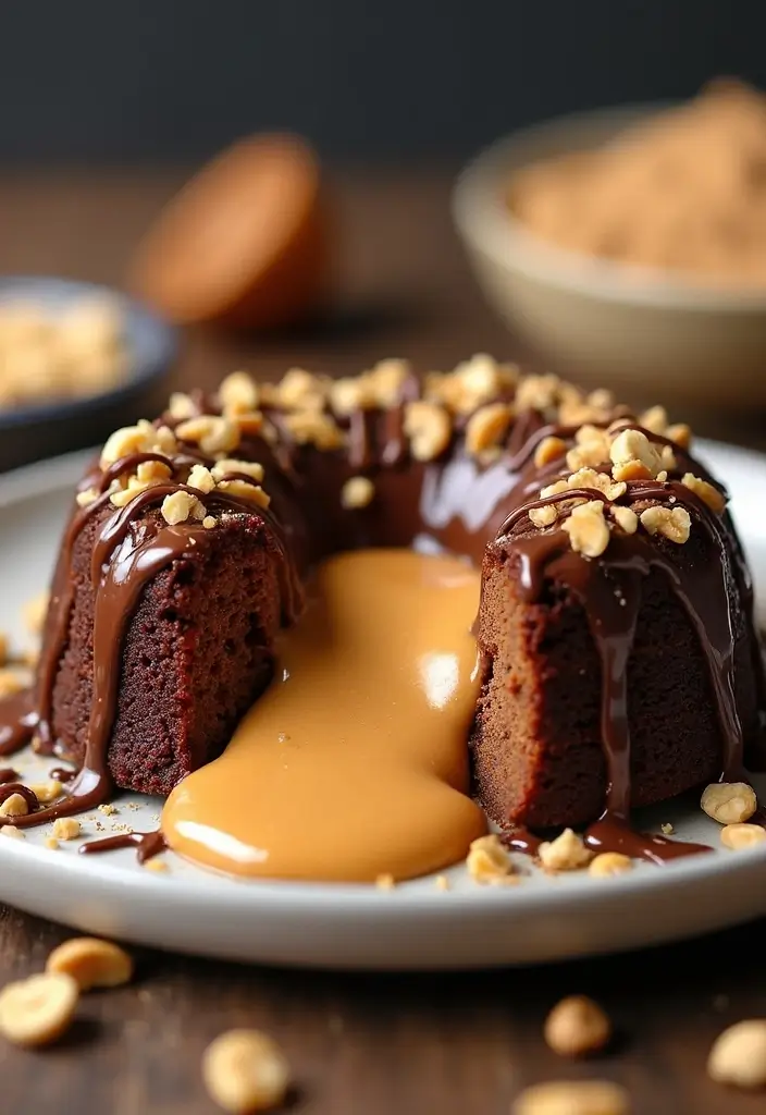 30 Chocolate Lava Cake Recipes That Ooze Perfection - 4. Peanut Butter Lava Cake