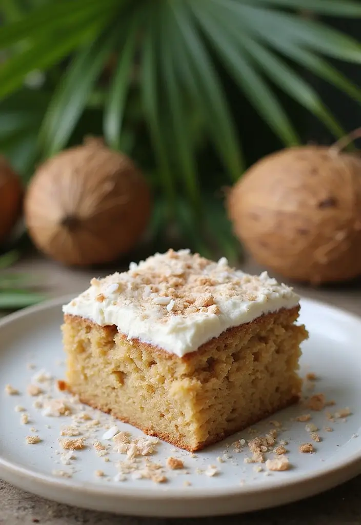 30 Cinnamon Coffee Cake Recipes for Cozy Mornings - 14. Coconut Cinnamon Coffee Cake