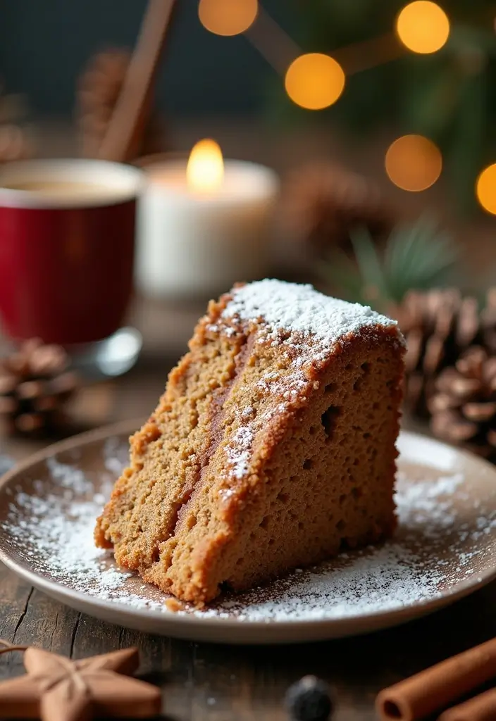 30 Cinnamon Coffee Cake Recipes for Cozy Mornings - 15. Gingerbread Cinnamon Coffee Cake