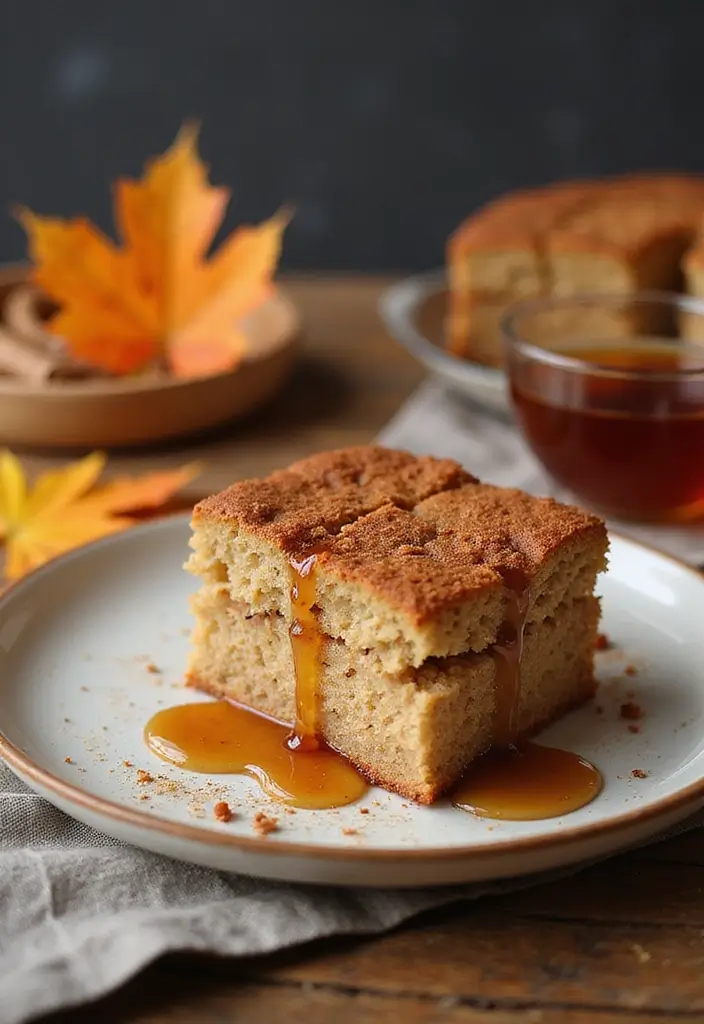 30 Cinnamon Coffee Cake Recipes for Cozy Mornings - 24. Maple Cinnamon Coffee Cake