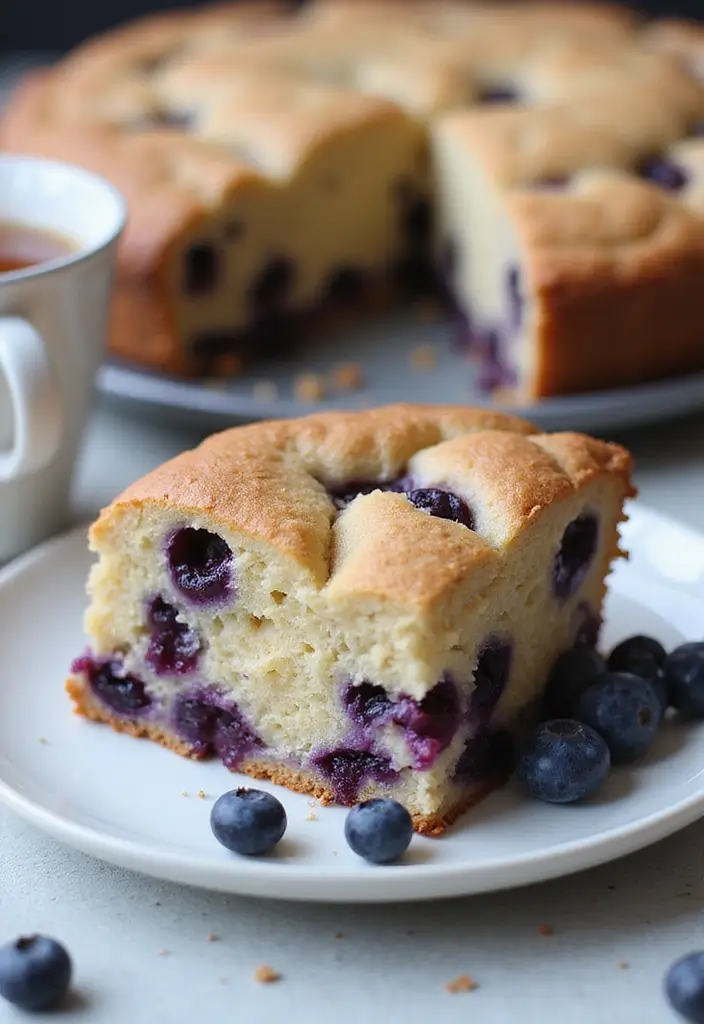 30 Cinnamon Coffee Cake Recipes for Cozy Mornings - 6. Blueberry Cinnamon Coffee Cake