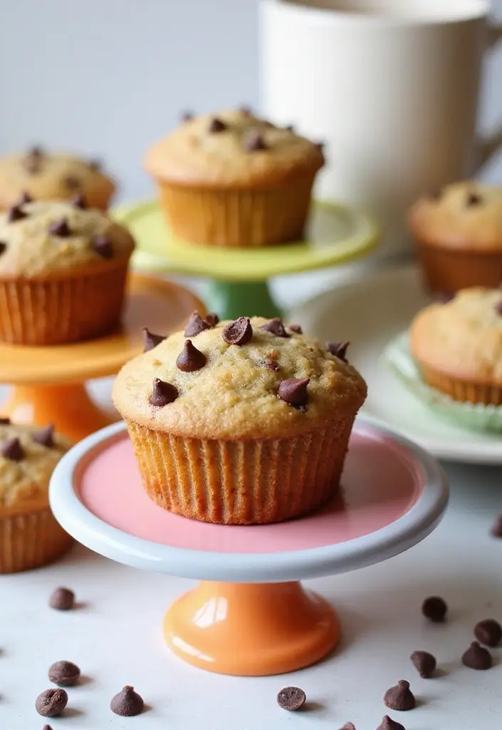 30 Creative Recipes Using Cake Mix (That Don’t Taste Boxed!) - 30. Cake Mix Chocolate Chip Muffins