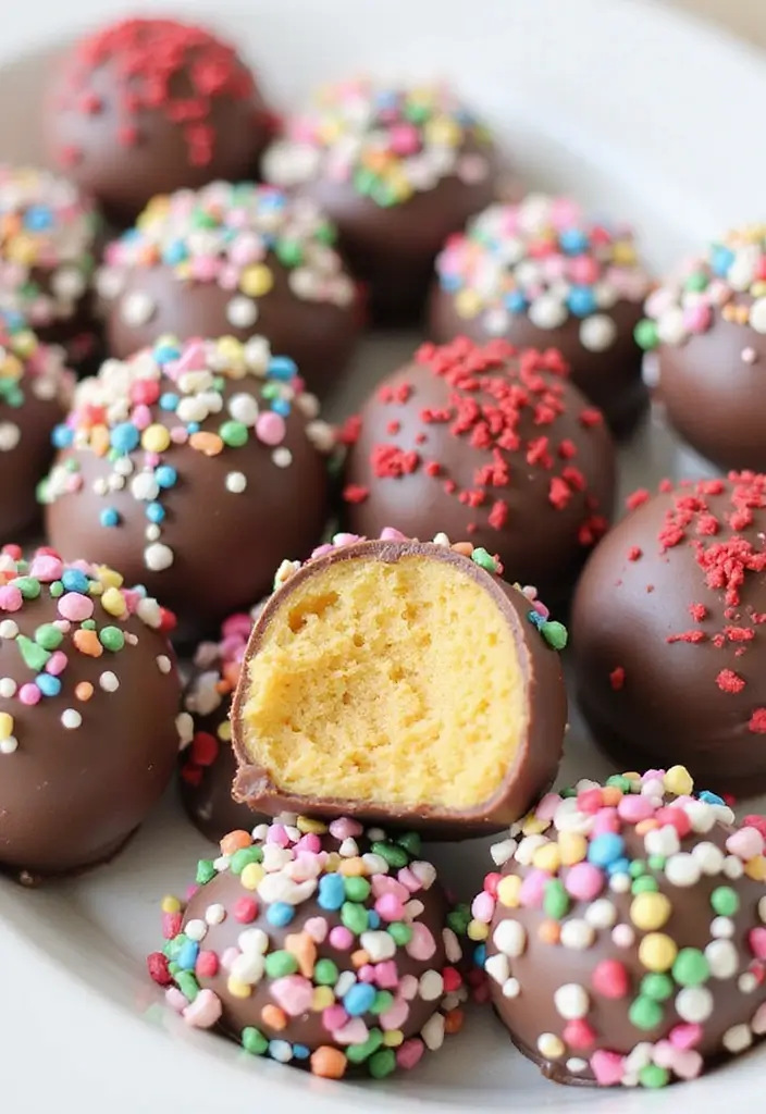 30 Creative Recipes Using Cake Mix (That Don’t Taste Boxed!) - 5. Cake Mix Truffles