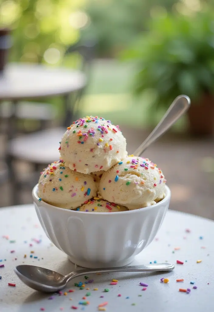 30 Creative Recipes Using Cake Mix (That Don’t Taste Boxed!) - 8. Cake Mix Ice Cream