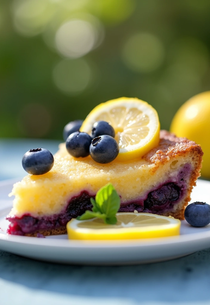 30 Dump Cake Recipes That Practically Make Themselves - 10. Lemon Blueberry Dump Cake