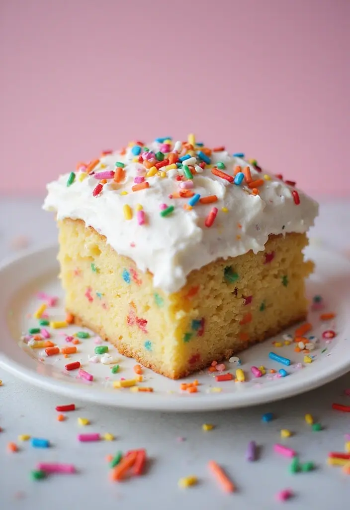 30 Dump Cake Recipes That Practically Make Themselves - 20. Funfetti Dump Cake