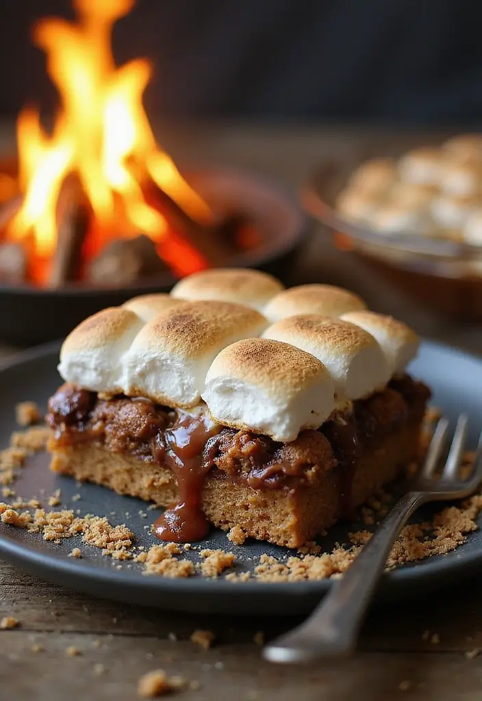 30 Dump Cake Recipes That Practically Make Themselves - 23. S’mores Dump Cake