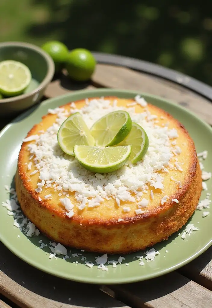 30 Dump Cake Recipes That Practically Make Themselves - 26. Coconut Lime Dump Cake