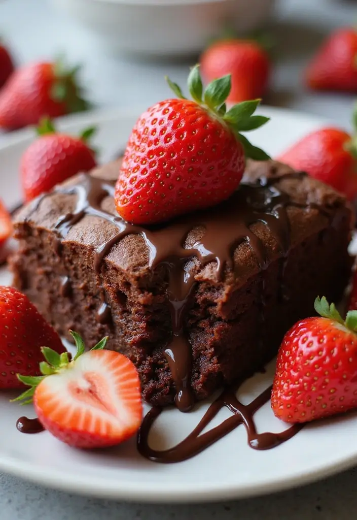 30 Dump Cake Recipes That Practically Make Themselves - 28. Chocolate Strawberry Dump Cake