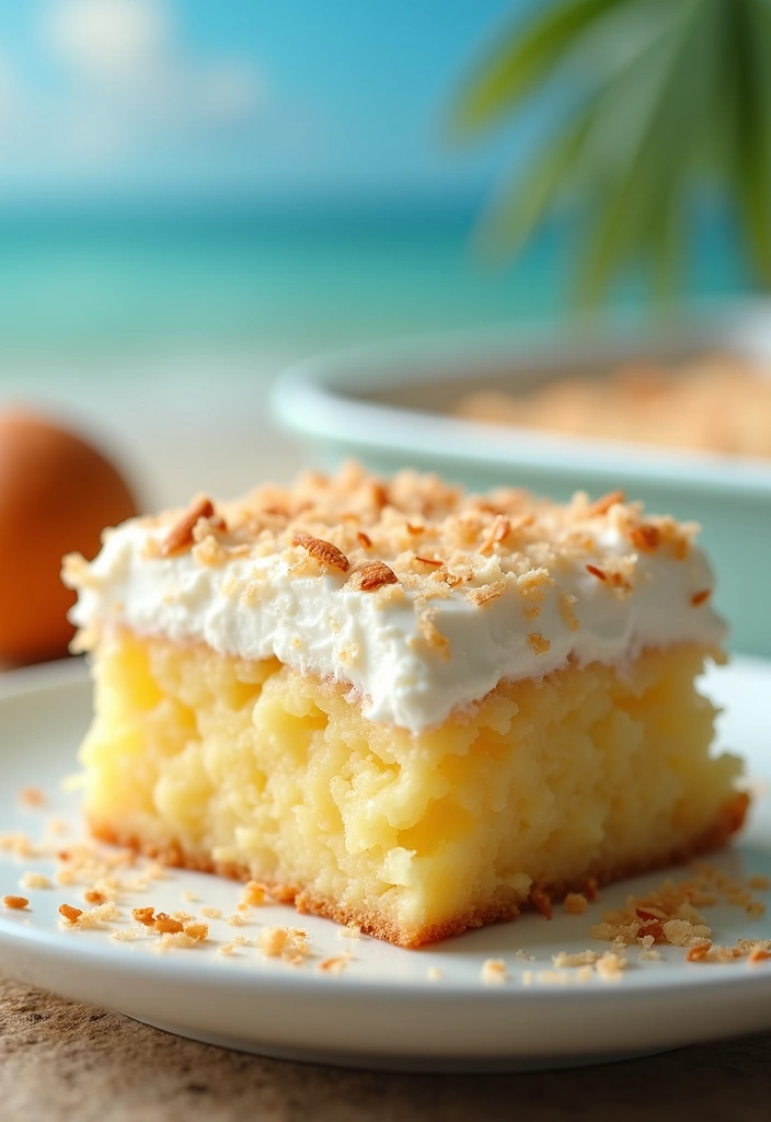 30 Dump Cake Recipes That Practically Make Themselves - 29. Creamy Coconut Almond Dump Cake