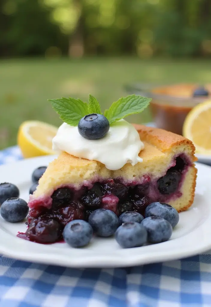 30 Dump Cake Recipes That Practically Make Themselves - 5. Blueberry Lemon Dump Cake