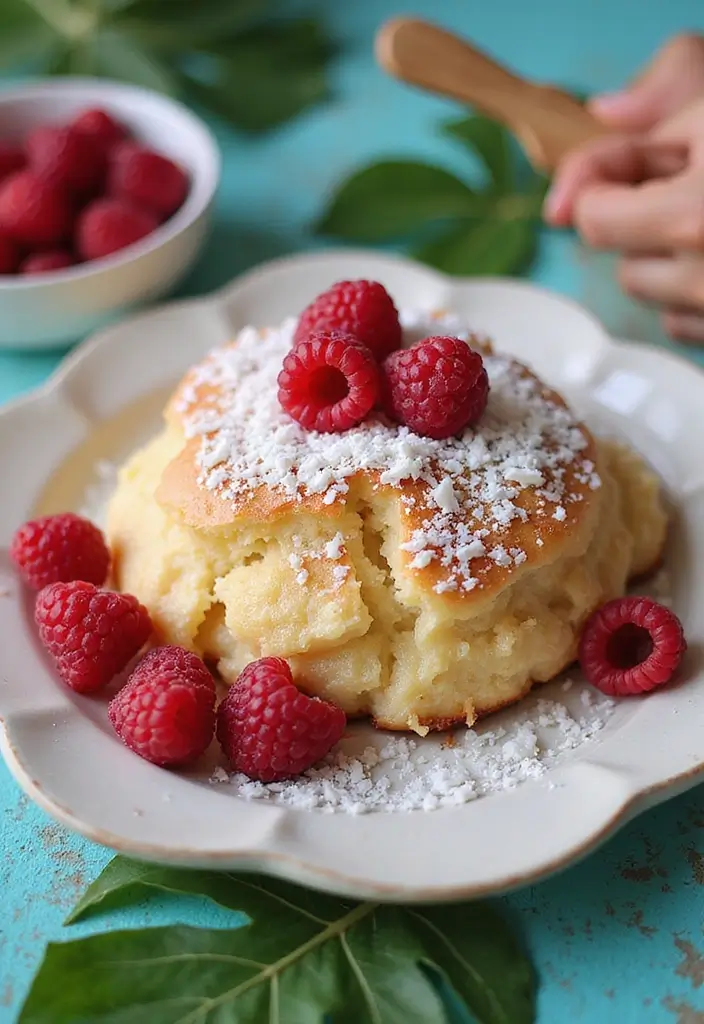 30 Dump Cake Recipes That Practically Make Themselves - 8. Raspberry Coconut Dump Cake