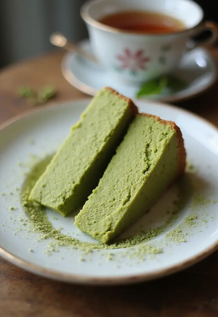 30 Easy Pound Cake Recipes for Everyday Baking - 17. Matcha Pound Cake