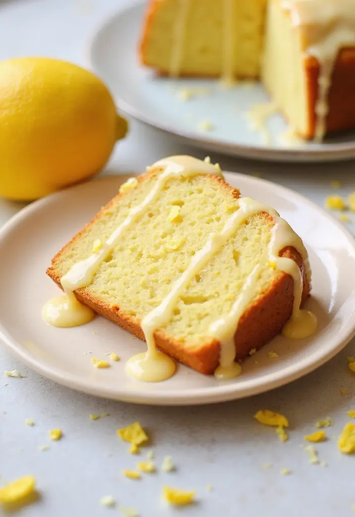 30 Easy Pound Cake Recipes for Everyday Baking - 2. Lemon Zest Pound Cake