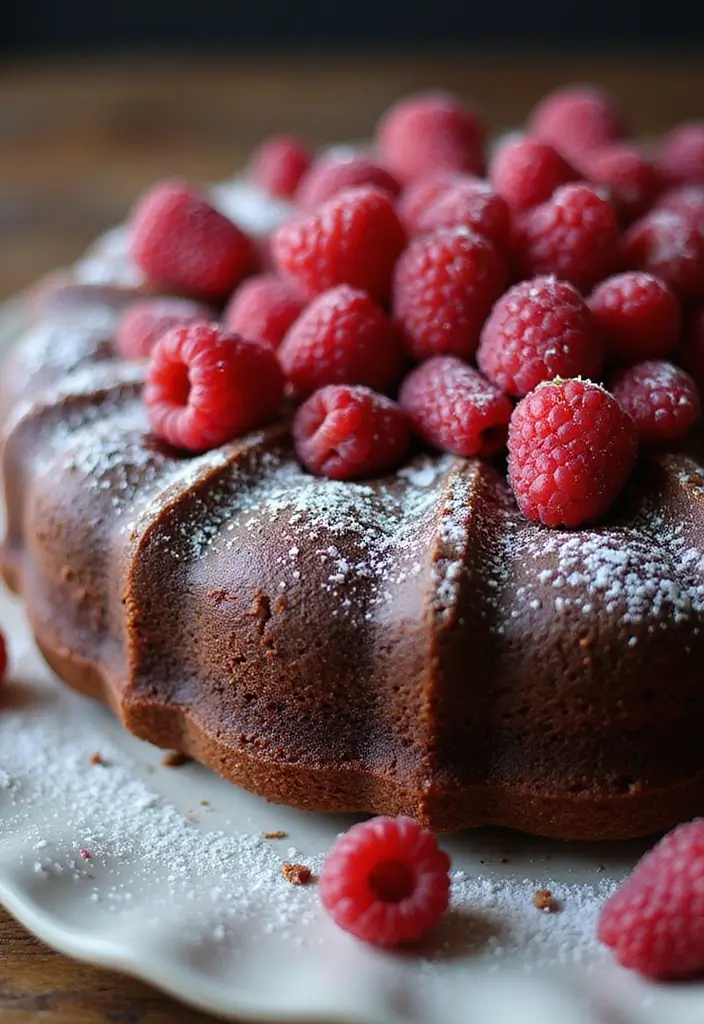 30 Easy Pound Cake Recipes for Everyday Baking - 26. Chocolate Raspberry Pound Cake