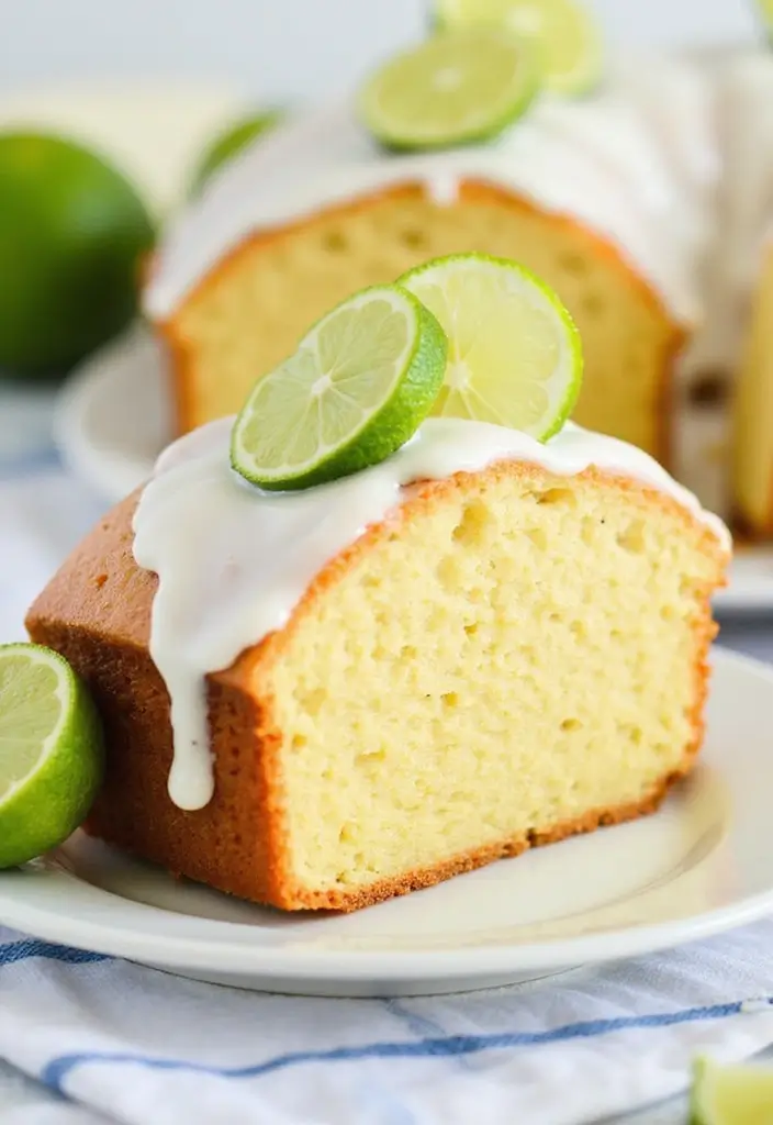 30 Easy Pound Cake Recipes for Everyday Baking - 27. Key Lime Pound Cake