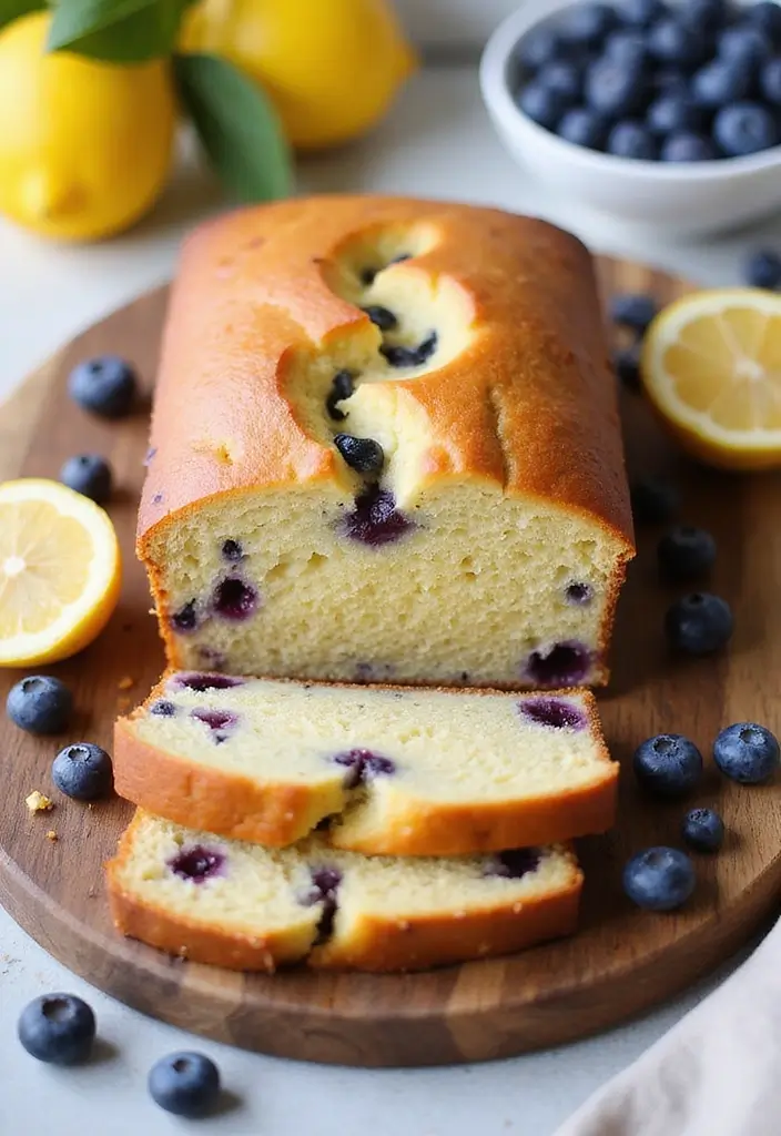 30 Easy Pound Cake Recipes for Everyday Baking - 4. Blueberry Lemon Pound Cake