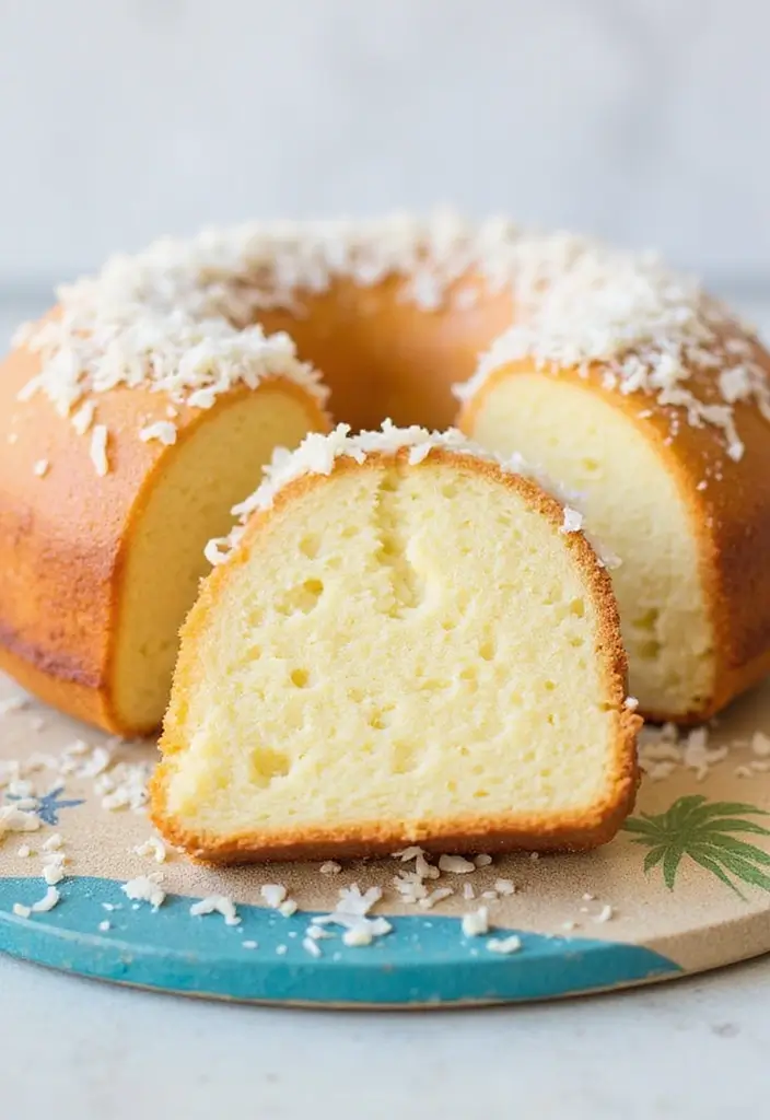 30 Easy Pound Cake Recipes for Everyday Baking - 7. Coconut Flour Pound Cake