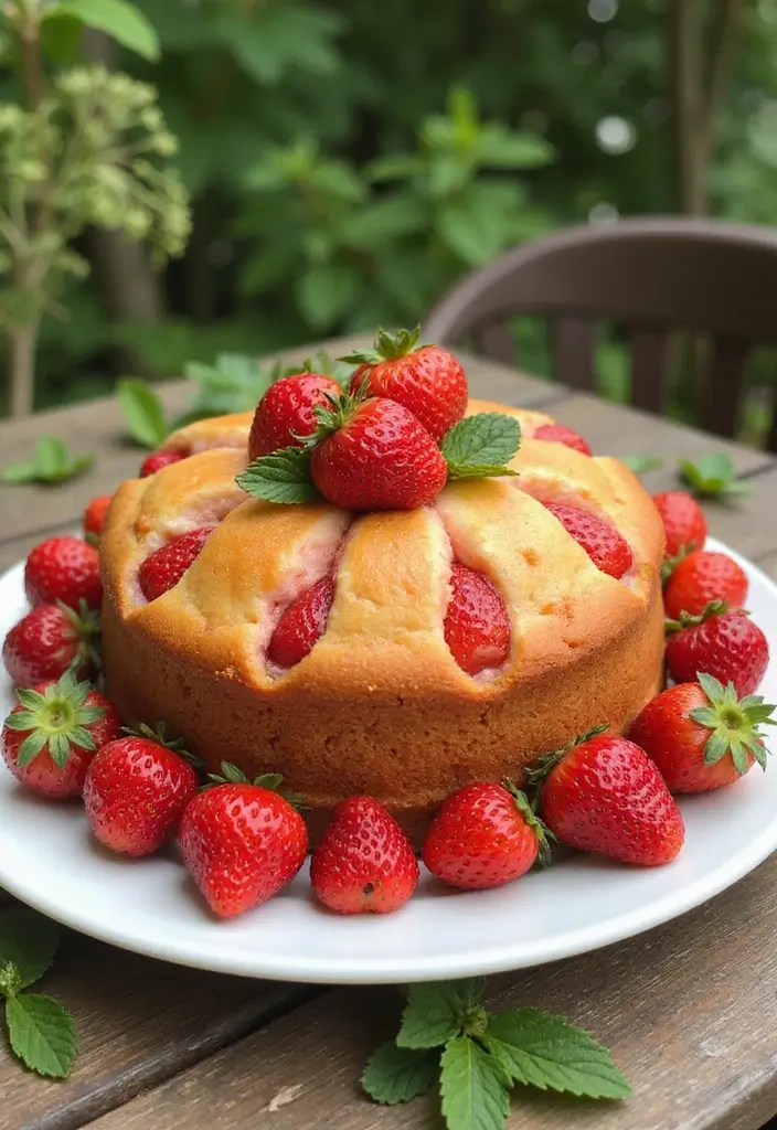 30 Easy Pound Cake Recipes for Everyday Baking - 9. Strawberry Pound Cake