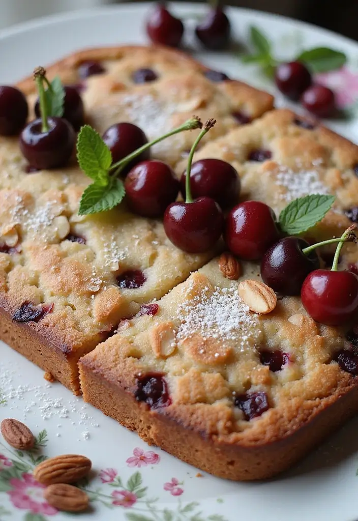 30 Gluten-Free Sheet Cake Recipes That Feed a Crowd with Ease - 15. Cherry Almond Gluten-Free Sheet Cake