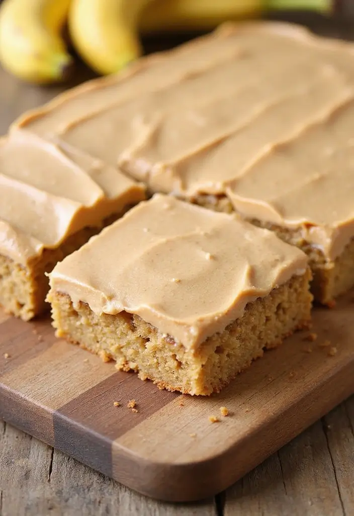 30 Gluten-Free Sheet Cake Recipes That Feed a Crowd with Ease - 22. Peanut Butter Banana Gluten-Free Sheet Cake