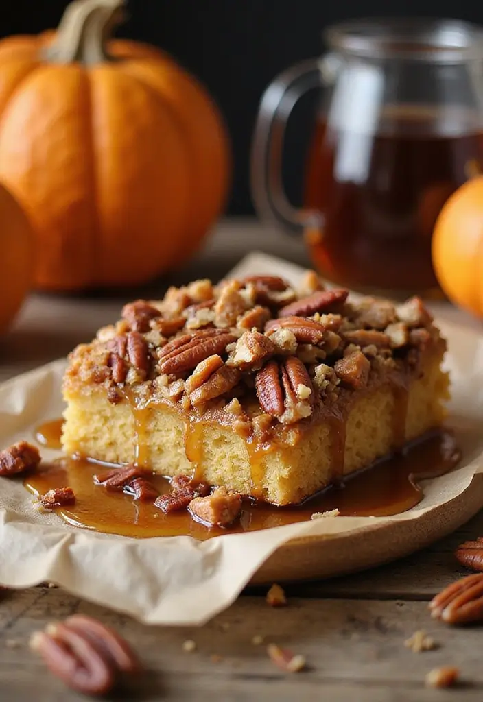 30 Gluten-Free Sheet Cake Recipes That Feed a Crowd with Ease - 24. Maple Pecan Gluten-Free Sheet Cake