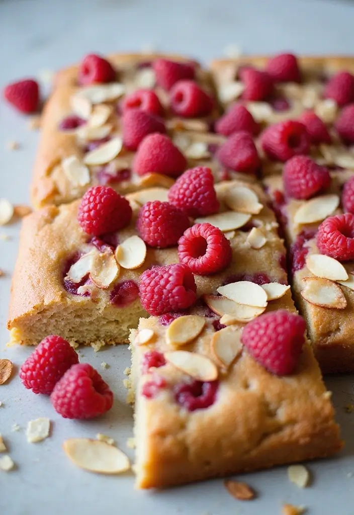 30 Gluten-Free Sheet Cake Recipes That Feed a Crowd with Ease - 29. Raspberry Almond Gluten-Free Sheet Cake