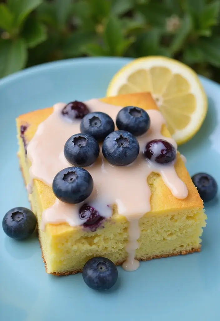 30 Gluten-Free Sheet Cake Recipes That Feed a Crowd with Ease - 3. Lemon Blueberry Gluten-Free Sheet Cake