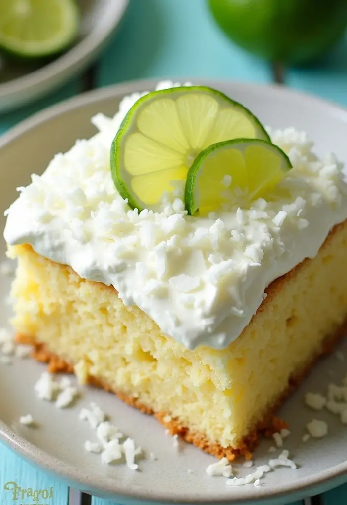 30 Gluten-Free Sheet Cake Recipes That Feed a Crowd with Ease - 7. Coconut Lime Gluten-Free Sheet Cake