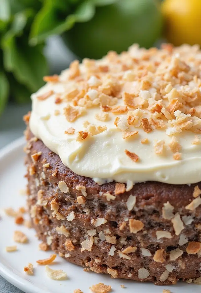 30 Gooey Cake Recipes That Melt in Your Mouth - 10. Chocolate Coconut Cake