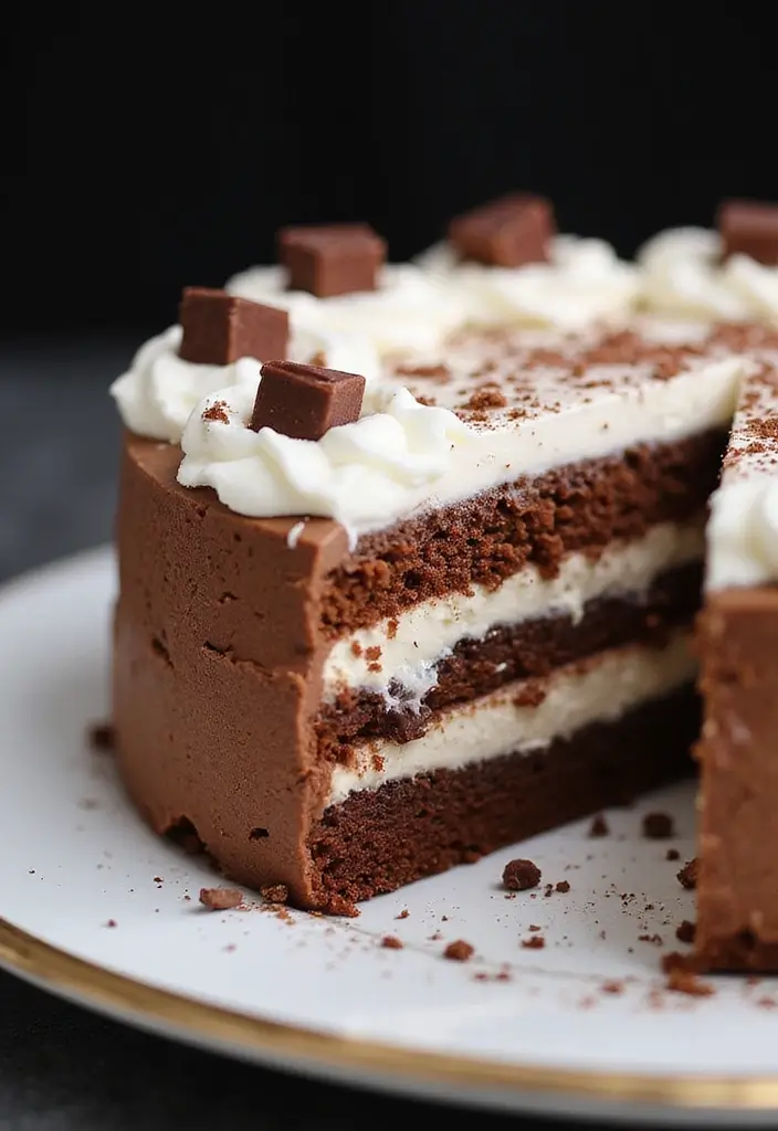 30 Gooey Cake Recipes That Melt in Your Mouth - 19. Chocolate Hazelnut Mousse Cake