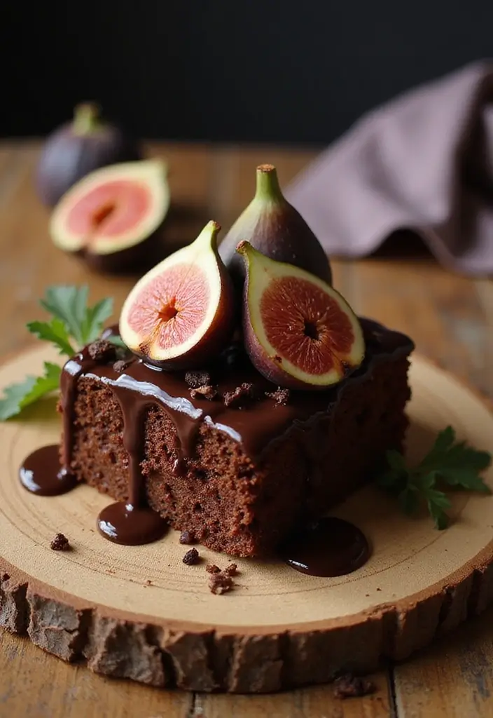 30 Gooey Cake Recipes That Melt in Your Mouth - 27. Chocolate Fig Cake