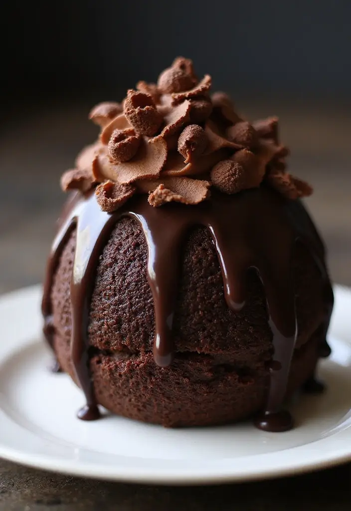 30 Gooey Cake Recipes That Melt in Your Mouth - 29. Chocolate Bourbon Ball Cake