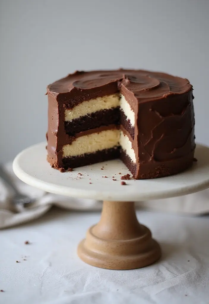 30 Gooey Cake Recipes That Melt in Your Mouth - 4. Chocolate Cheesecake Cake