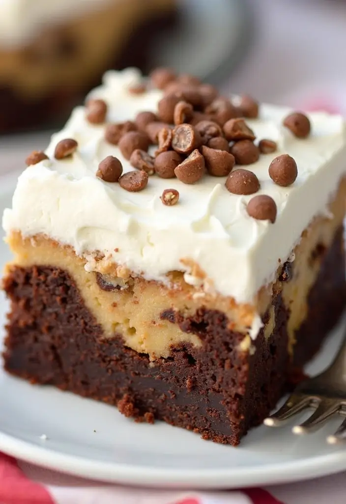 30 Gooey Cake Recipes That Melt in Your Mouth - 6. Snickers Poke Cake