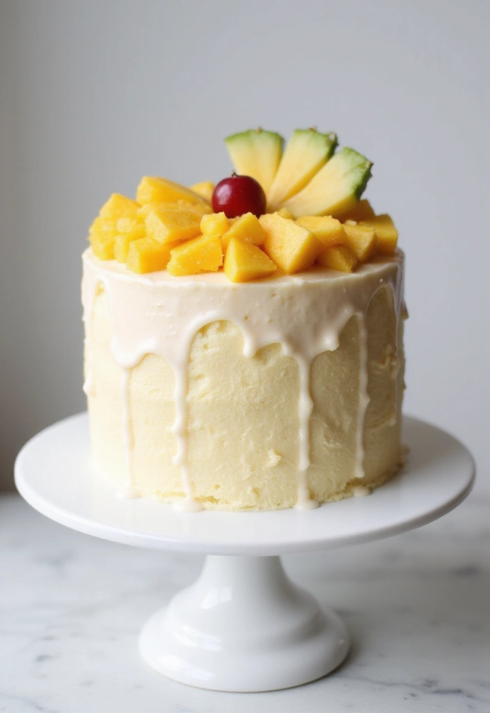 30 Pineapple Cake Recipes That Bring the Tropics Home - 12. Pineapple Chiffon Cake