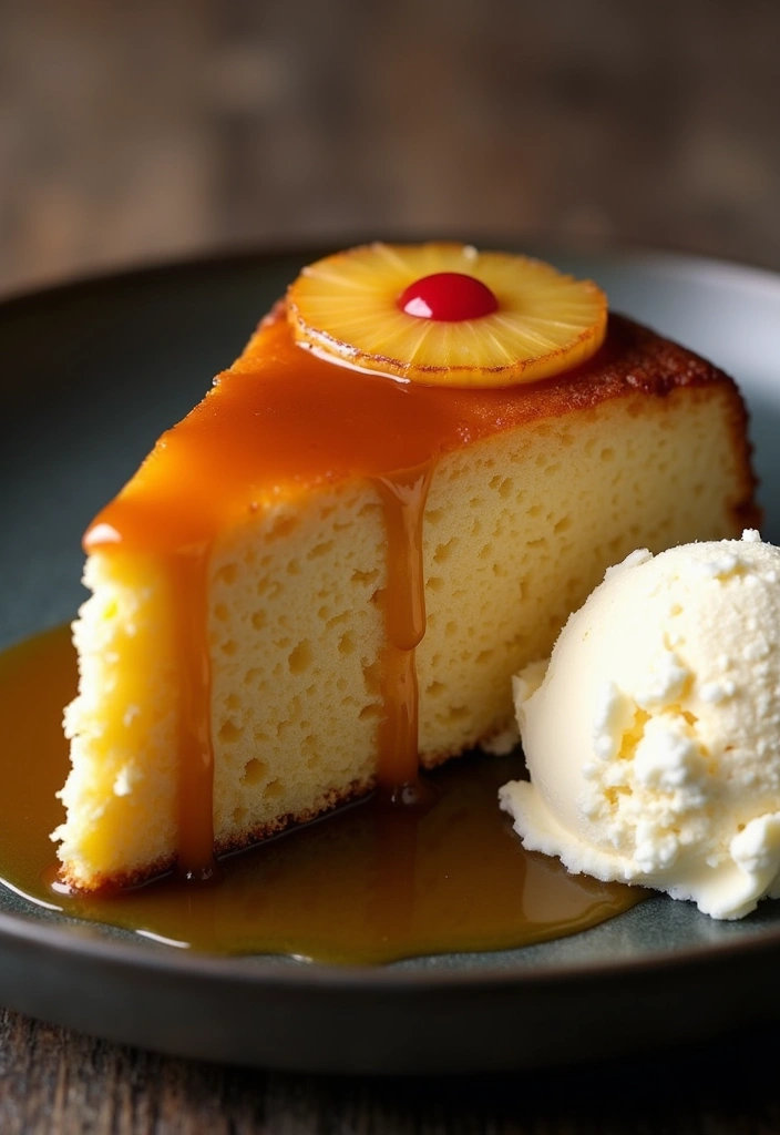 30 Pineapple Cake Recipes That Bring the Tropics Home - 28. Pineapple Caramel Sauce Cake