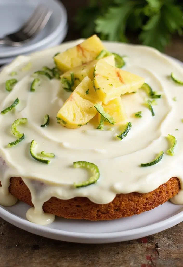 30 Pineapple Cake Recipes That Bring the Tropics Home - 9. Pineapple Zucchini Cake