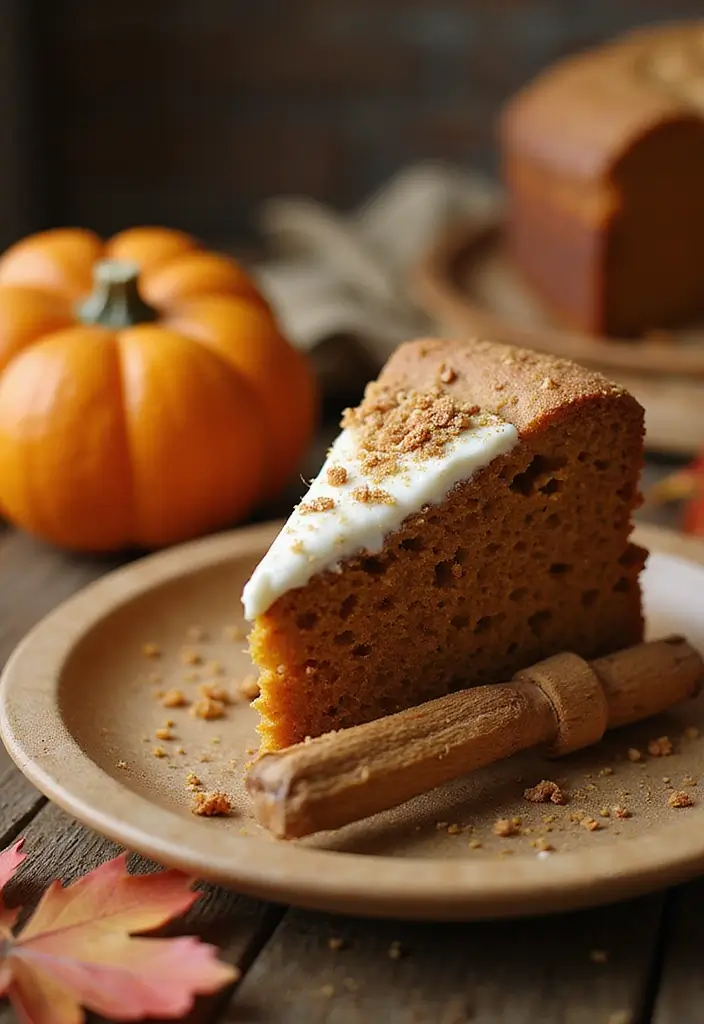 30 Pumpkin Cake Recipes That Taste Like Autumn Magic - 14. Pumpkin Gingerbread Cake
