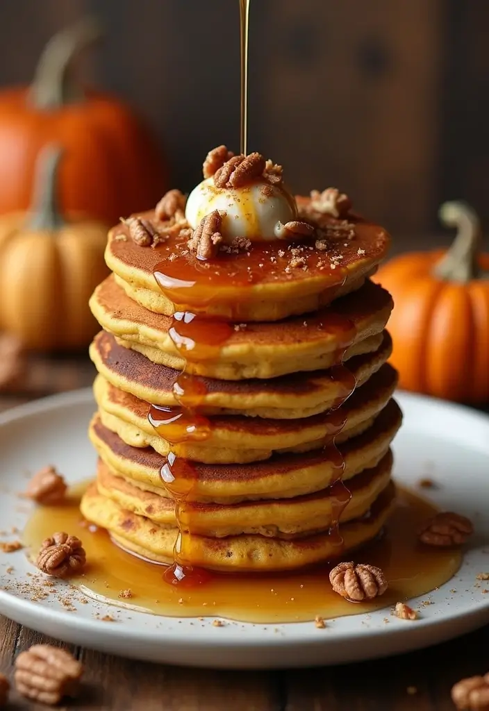 30 Pumpkin Cake Recipes That Taste Like Autumn Magic - 25. Pumpkin Spice Pancakes Cake