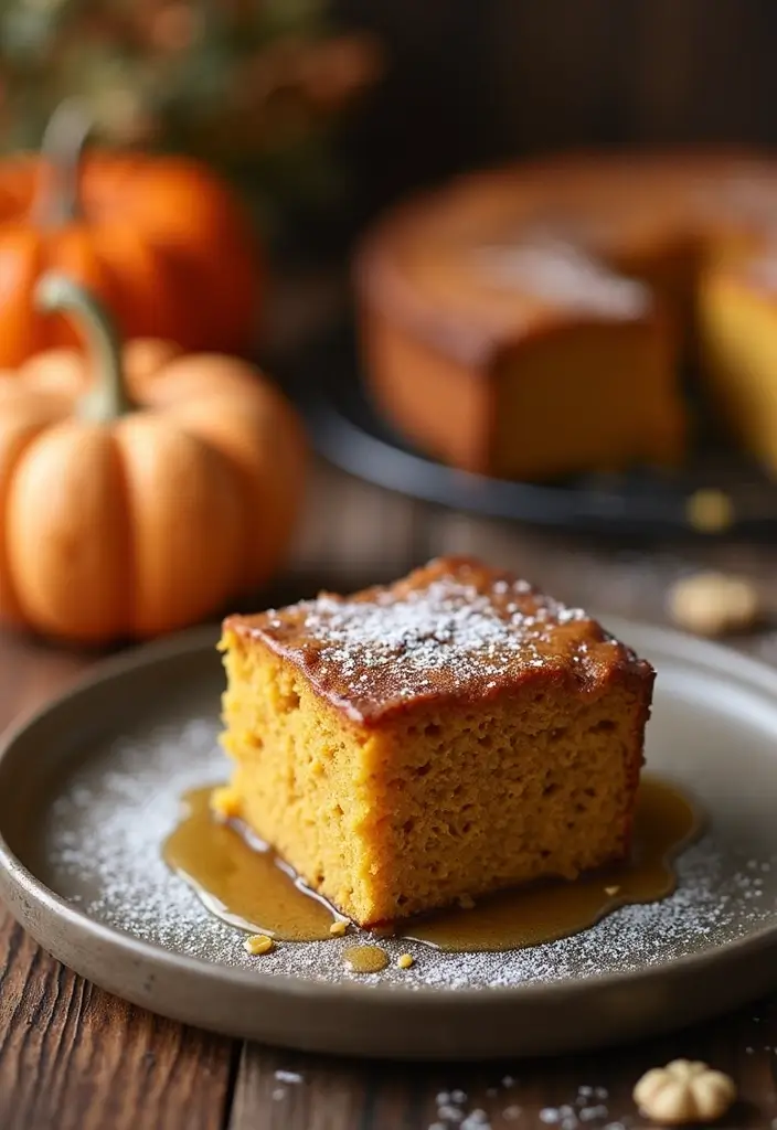 30 Pumpkin Cake Recipes That Taste Like Autumn Magic - 7. Pumpkin Oatmeal Cake