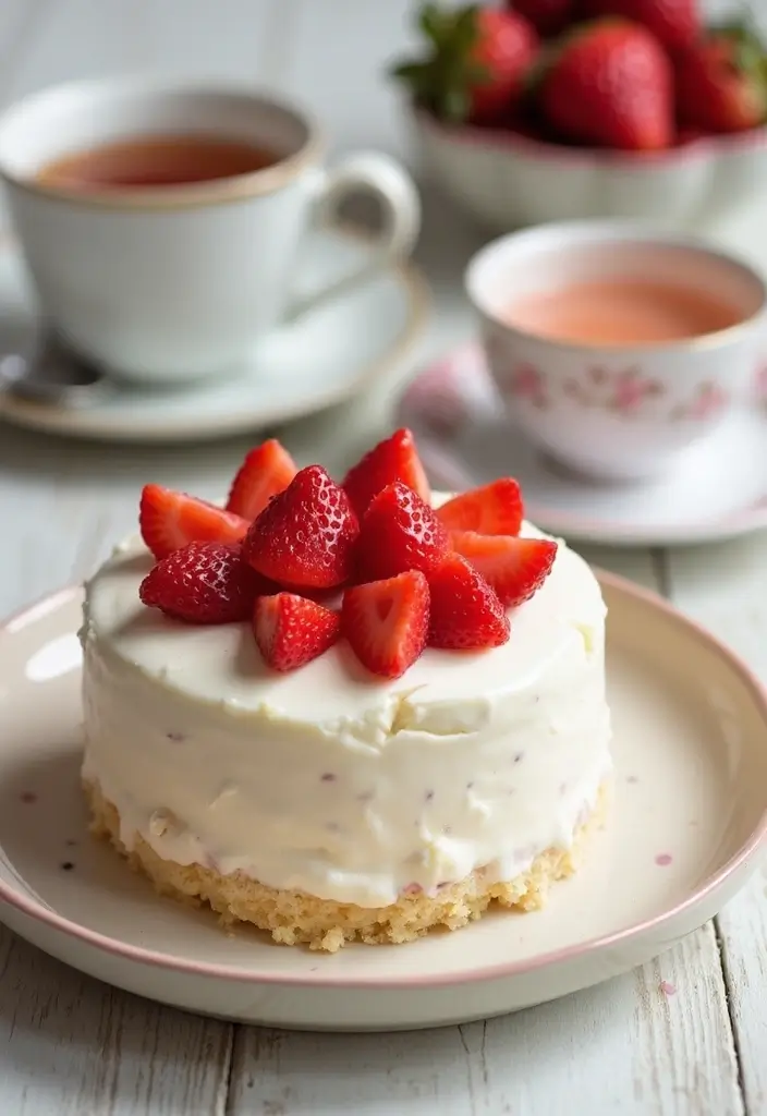 30 Strawberry Cake Recipes Bursting with Sweet Berry Flavor - 11. Strawberry Yogurt Cake