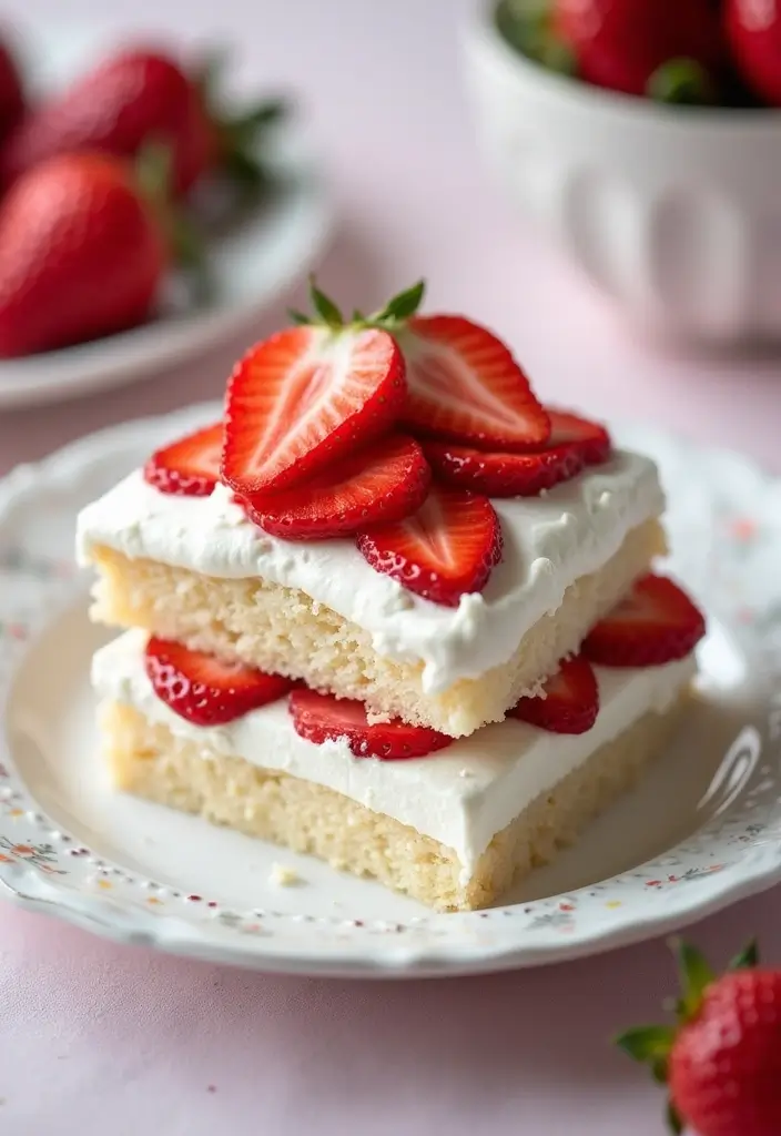 30 Strawberry Cake Recipes Bursting with Sweet Berry Flavor - 12. Strawberry Meringue Cake
