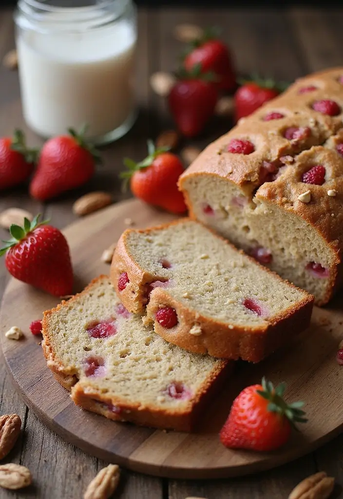 30 Strawberry Cake Recipes Bursting with Sweet Berry Flavor - 14. Strawberry Nut Cake